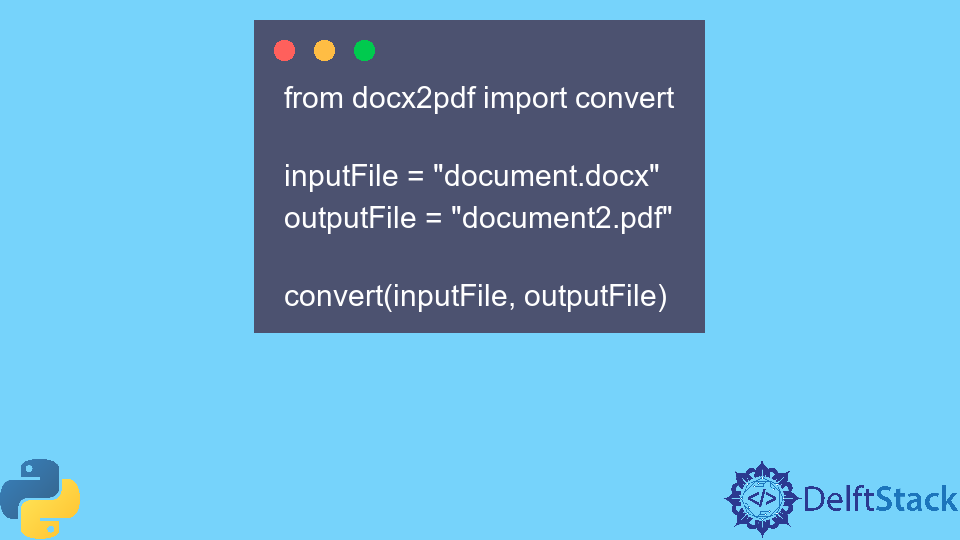 convert-docx-to-pdf-in-python-delft-stack